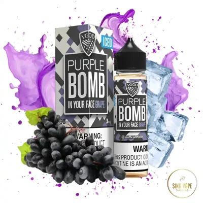جویس بمب انگور یخ ویگاد (جویس ویگاد) (قیمت جویس انگور یخ) (جویس purple bomb) (جویس پرپل بمب) (Purple bomb چیست)